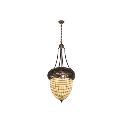 3 Light 22" Wide Abstract Pendant