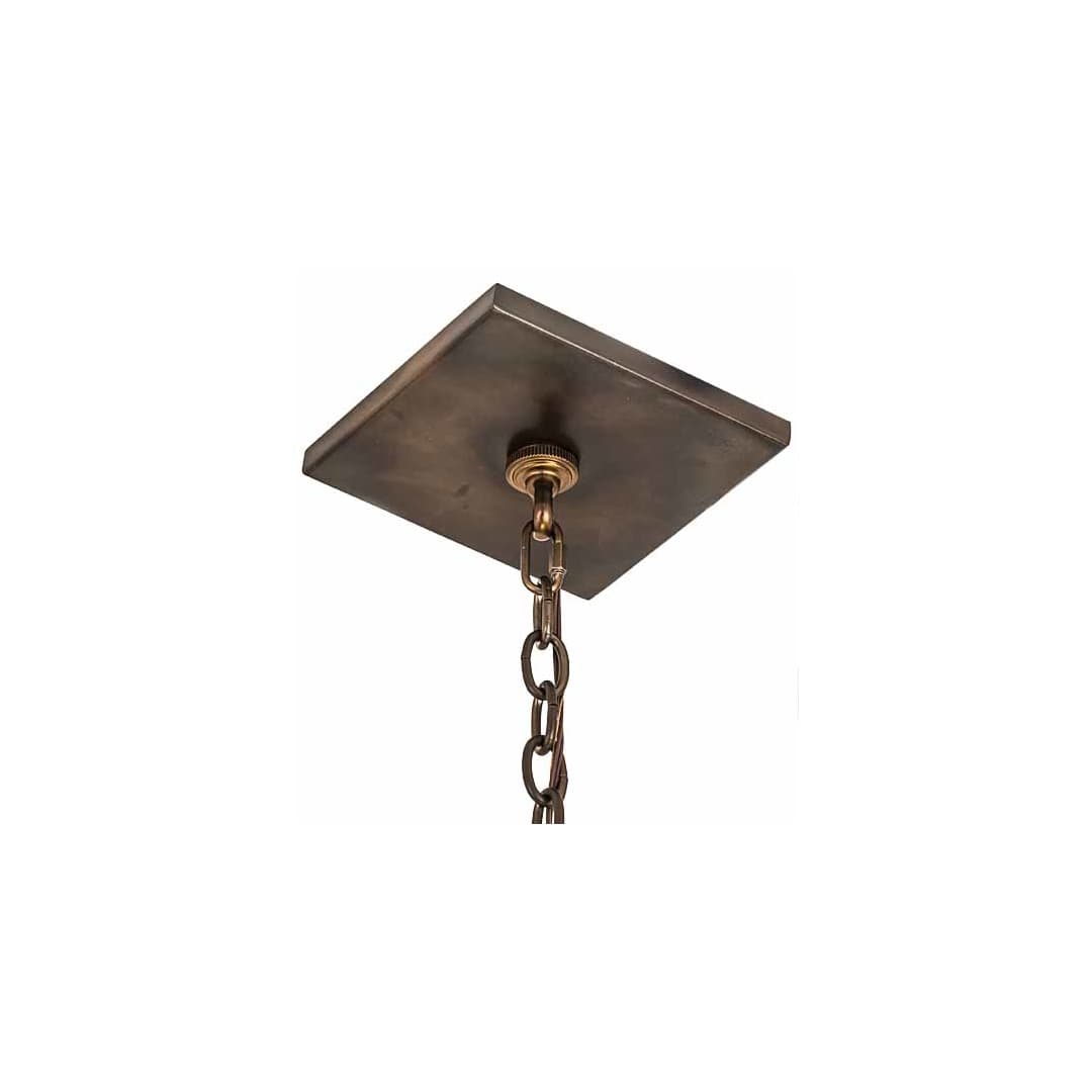 8 Light 30" Wide Abstract Linear Pendant