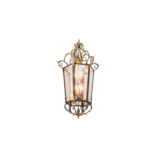 12 Light 35" Wide Taper Candle Pendant