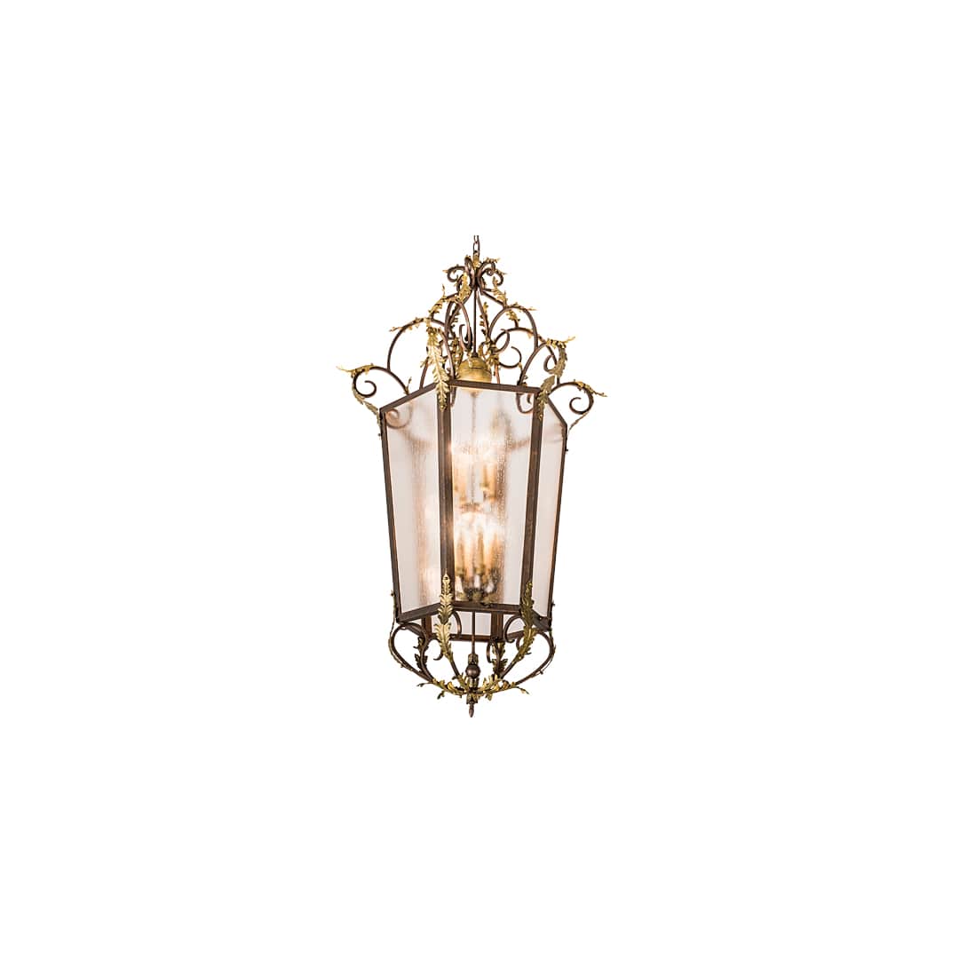 12 Light 35" Wide Taper Candle Pendant