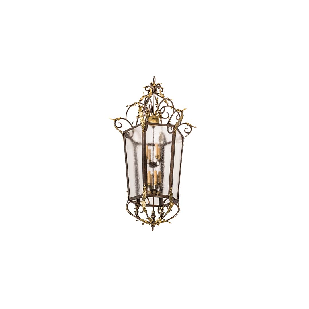 12 Light 35" Wide Taper Candle Pendant