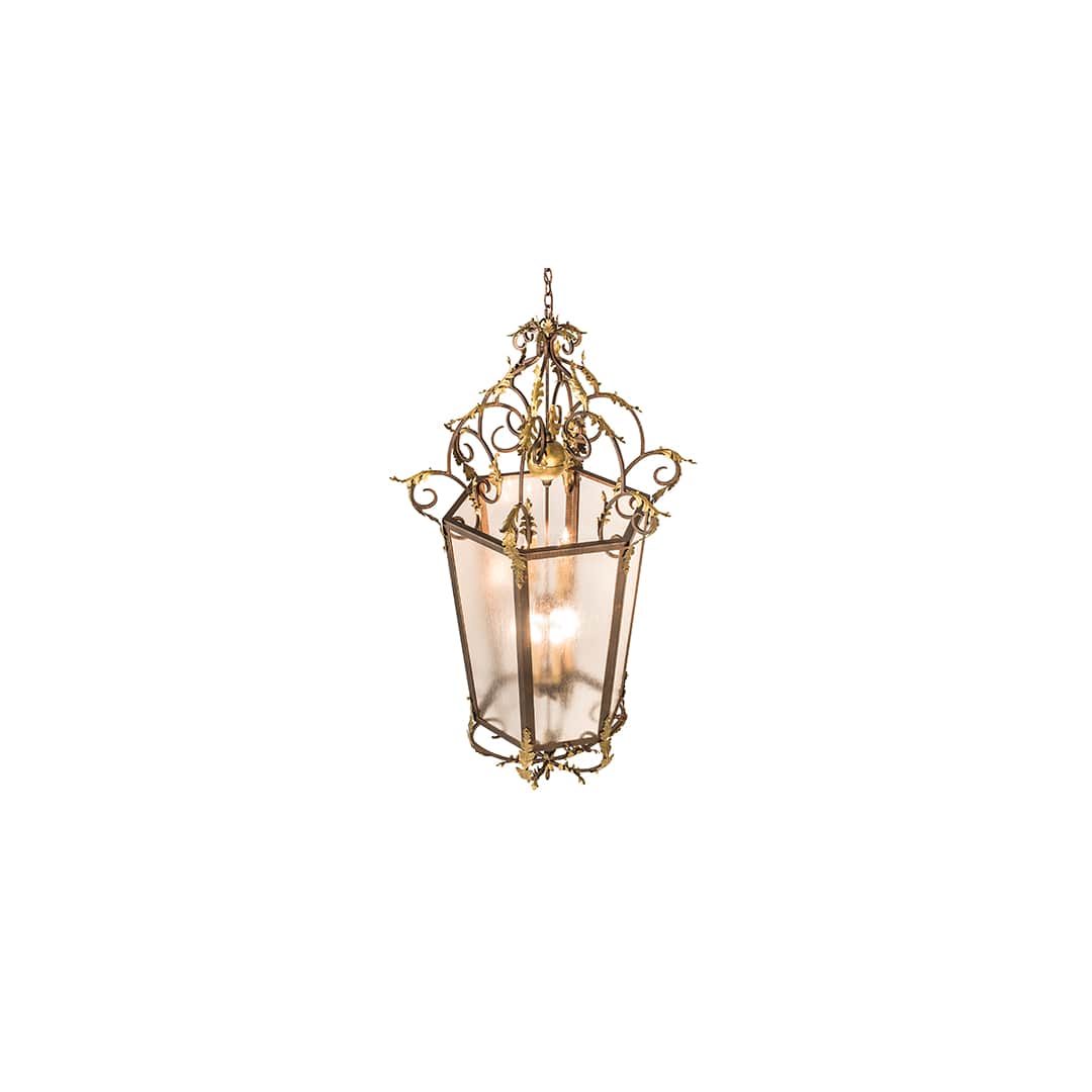 12 Light 35" Wide Taper Candle Pendant