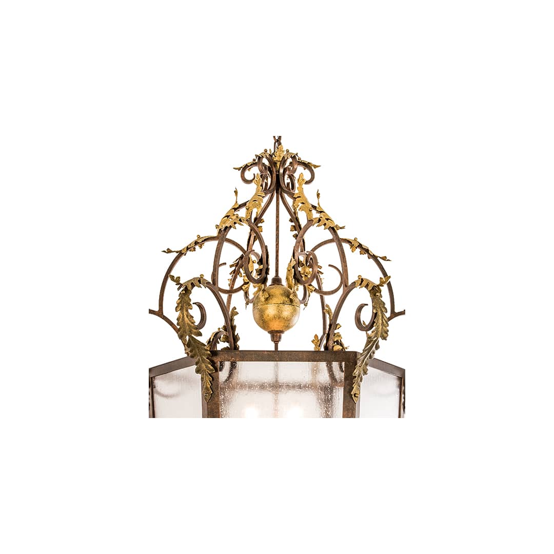 12 Light 35" Wide Taper Candle Pendant
