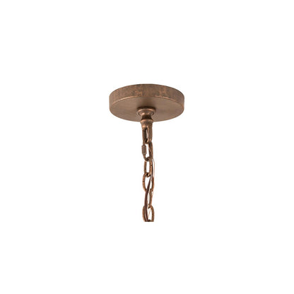 12 Light 35" Wide Taper Candle Pendant
