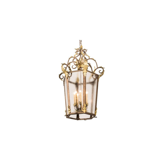 8 Light 25" Wide Taper Candle Pendant
