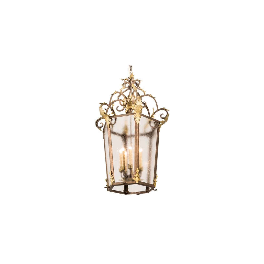 8 Light 25" Wide Taper Candle Pendant