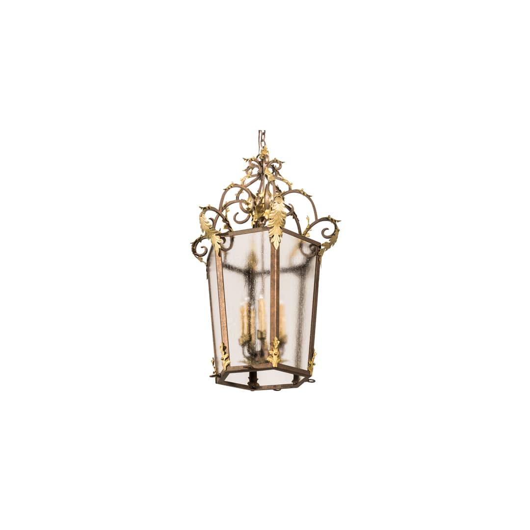 8 Light 25" Wide Taper Candle Pendant
