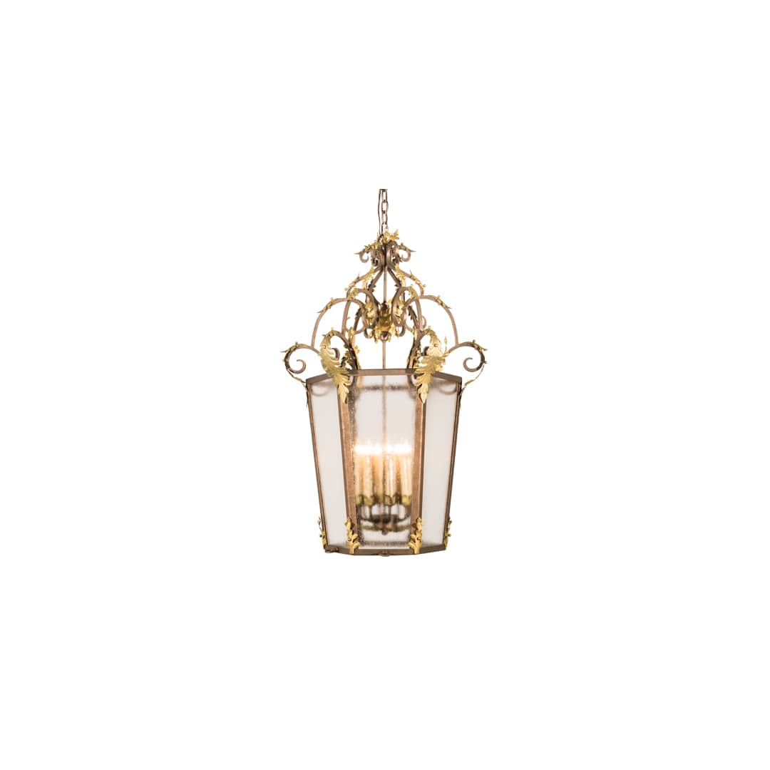 8 Light 25" Wide Taper Candle Pendant