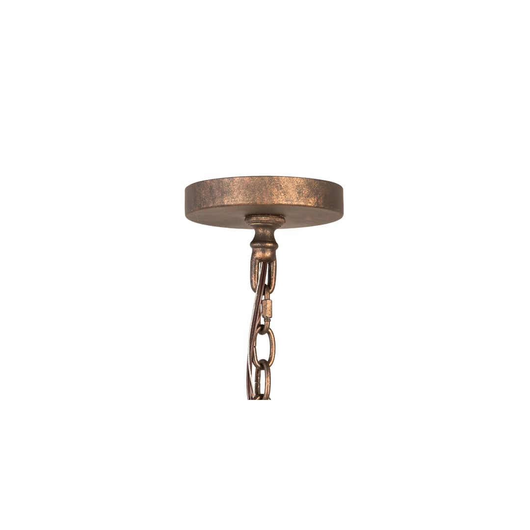 8 Light 25" Wide Taper Candle Pendant