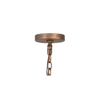8 Light 25" Wide Taper Candle Pendant