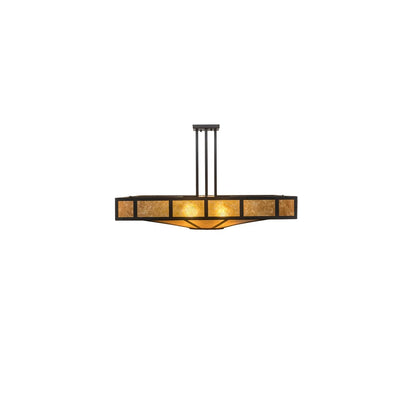 Mission Prime 4 Light 43" Wide Semi-Flush Square Ceiling Fixture