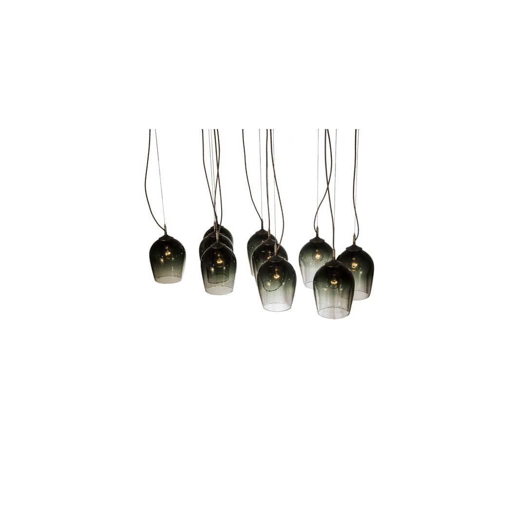 10 Light 24" Wide Multi Light Pendant