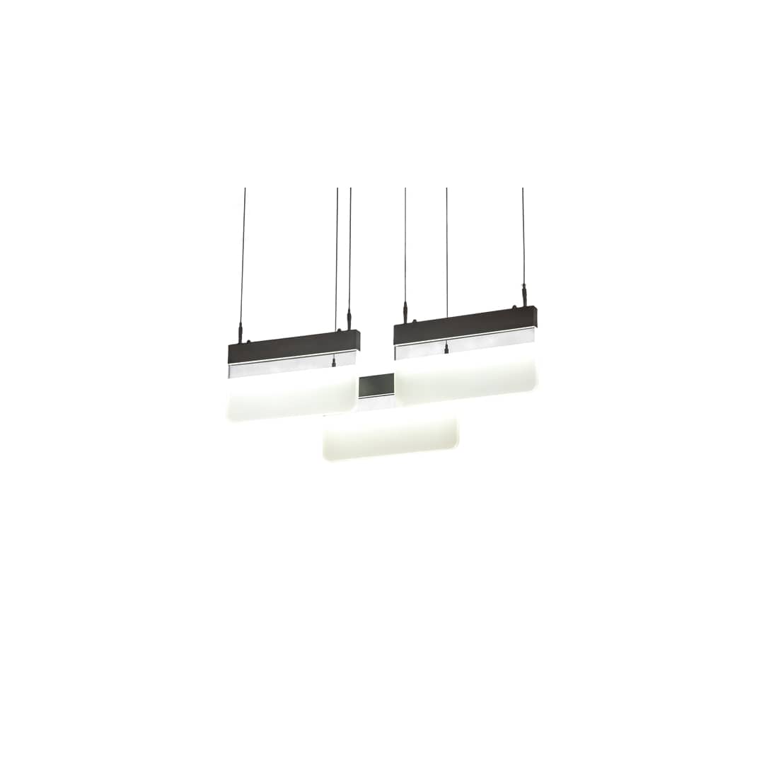 3 Light 8" Wide Multi Light Pendant