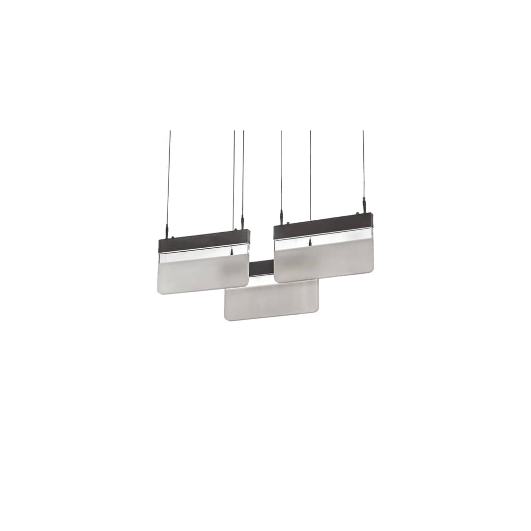 3 Light 8" Wide Multi Light Pendant