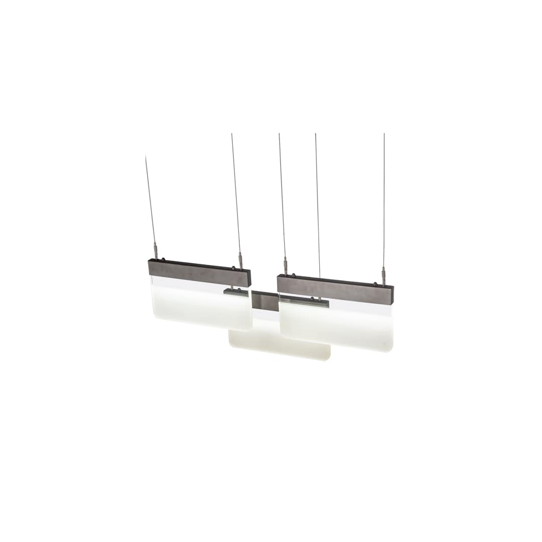 3 Light 8" Wide Multi Light Pendant