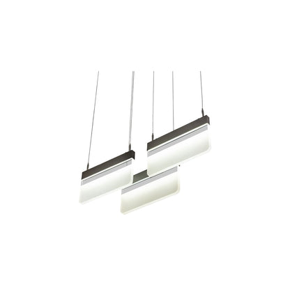 3 Light 8" Wide Multi Light Pendant