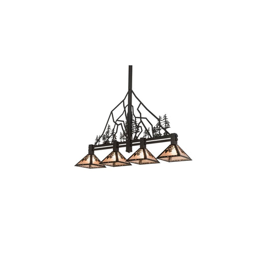 4 Light 60" Wide Linear Pendant