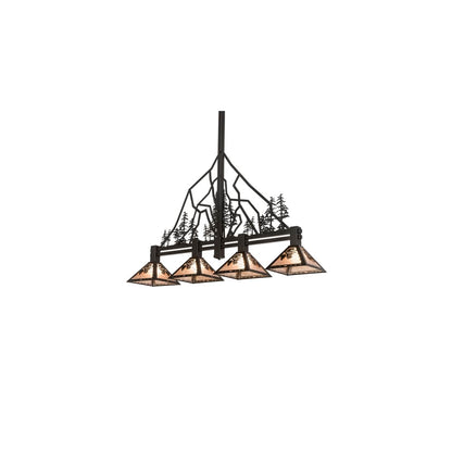 4 Light 60" Wide Linear Pendant