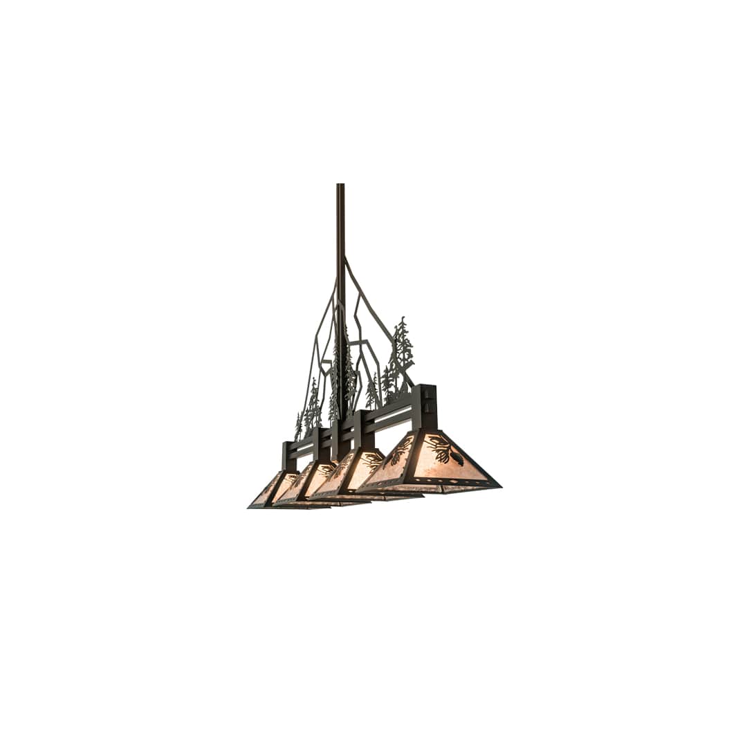 4 Light 60" Wide Linear Pendant