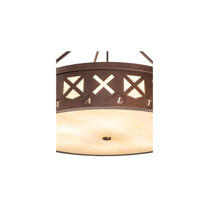 6 Light 30" Wide Pendant