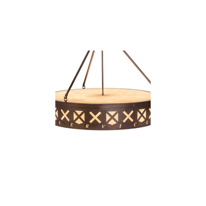 6 Light 30" Wide Pendant