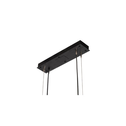 6 Light 44" Wide Pillar Candle Linear Pendant