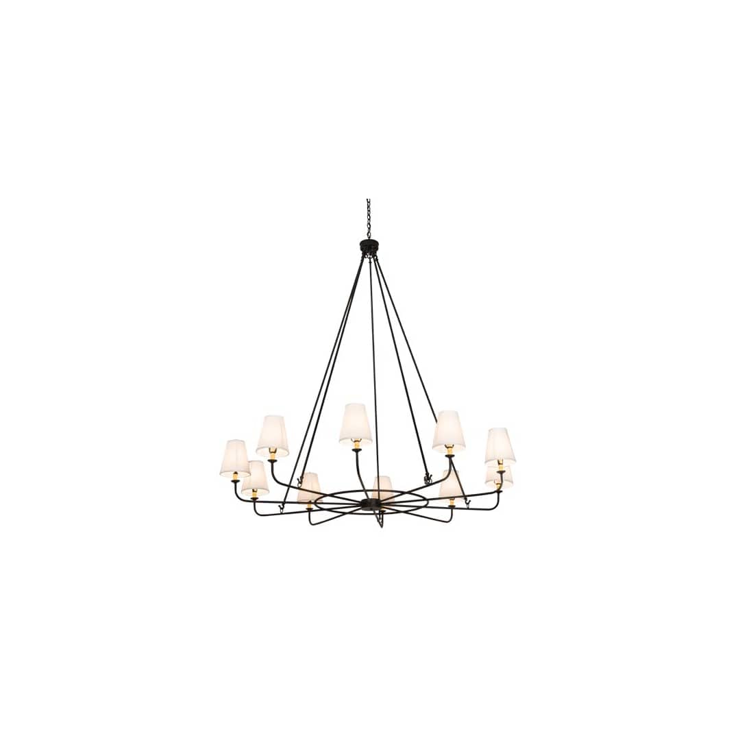 Brach 10 Light 72" Wide Chandelier
