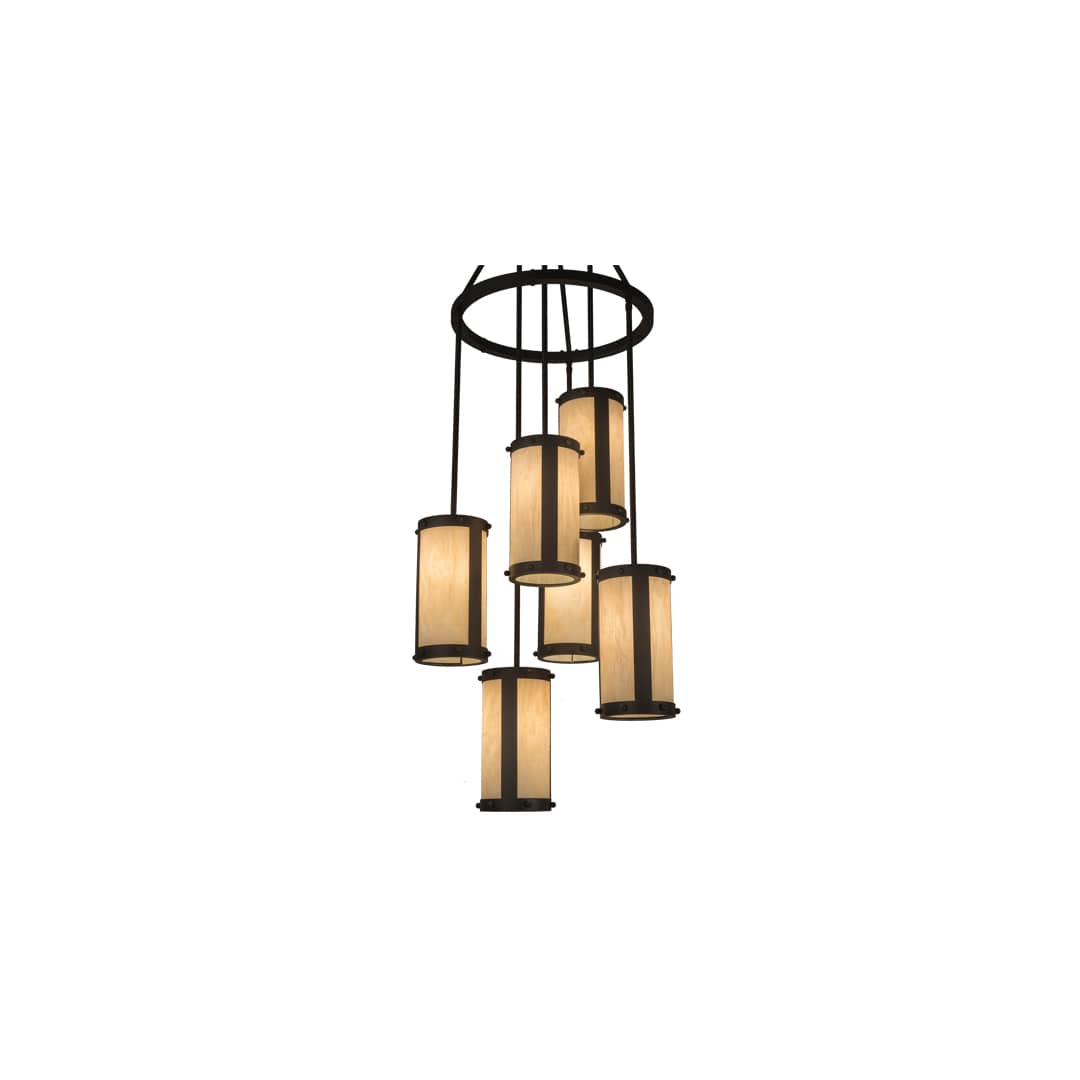 Cartier 6 Light 24" Wide Ring Chandelier