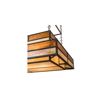12 Light 72" Wide Linear Pendant