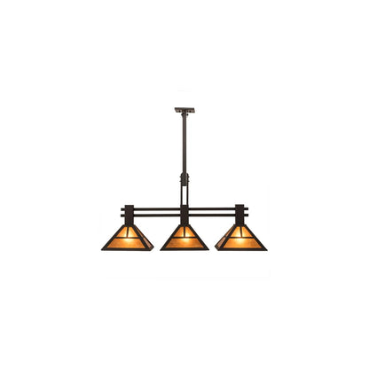 3 Light 40" Wide Linear Pendant