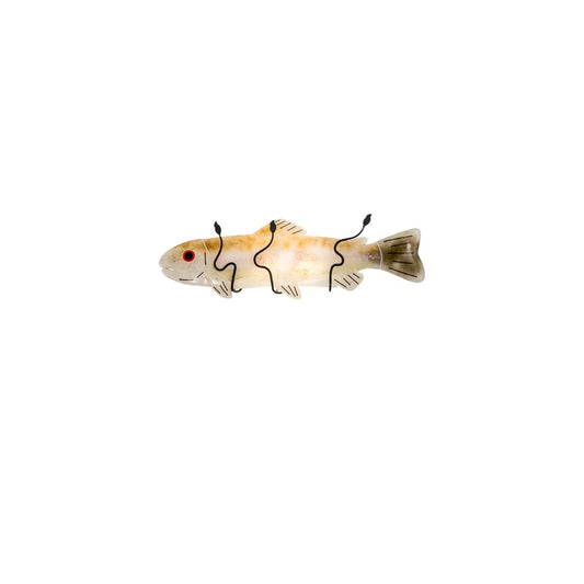 Rainbow Trout 2 Light 10" Tall Wall Sconce