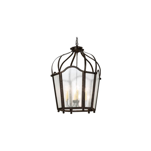 6 Light 33" Wide Taper Candle Pendant
