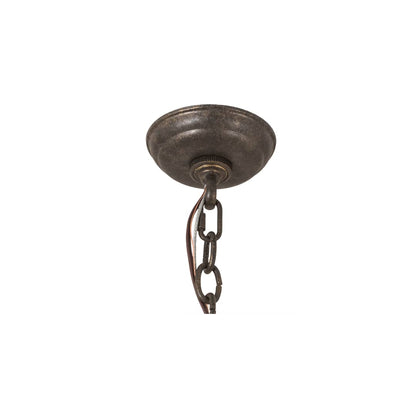 6 Light 33" Wide Taper Candle Pendant