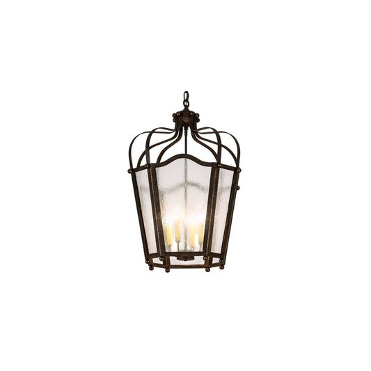 4 Light 22" Wide Taper Candle Pendant