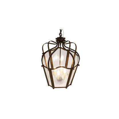 4 Light 22" Wide Taper Candle Pendant