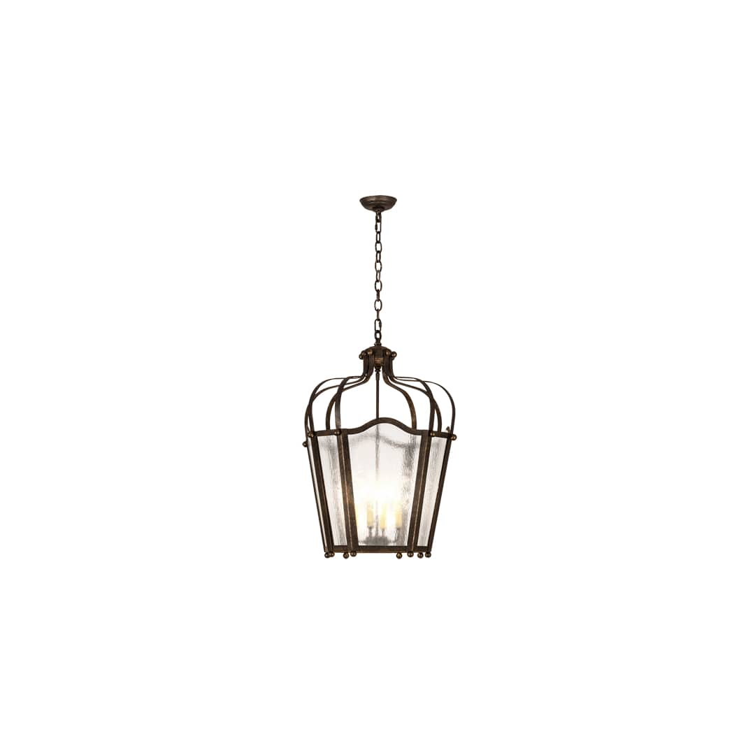 4 Light 22" Wide Taper Candle Pendant