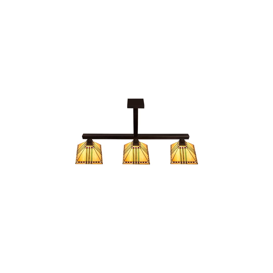 3 Light 48" Wide Linear Pendant