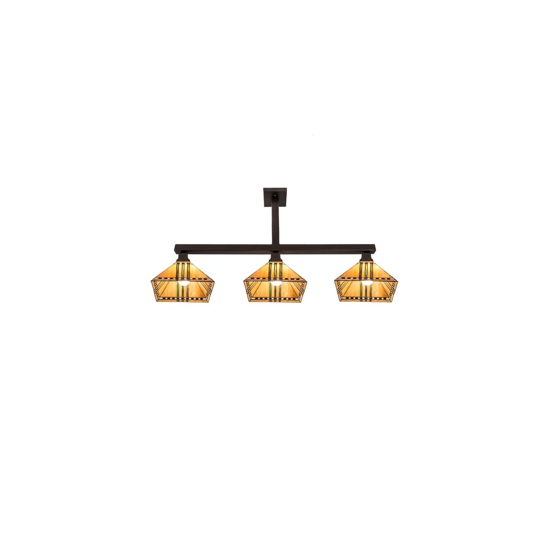3 Light 48" Wide Linear Pendant