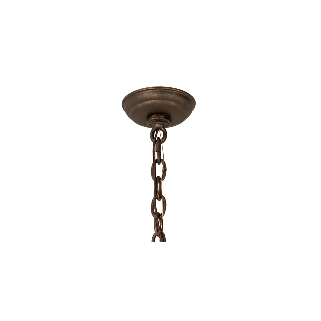 4 Light 25" Wide Taper Candle Pendant