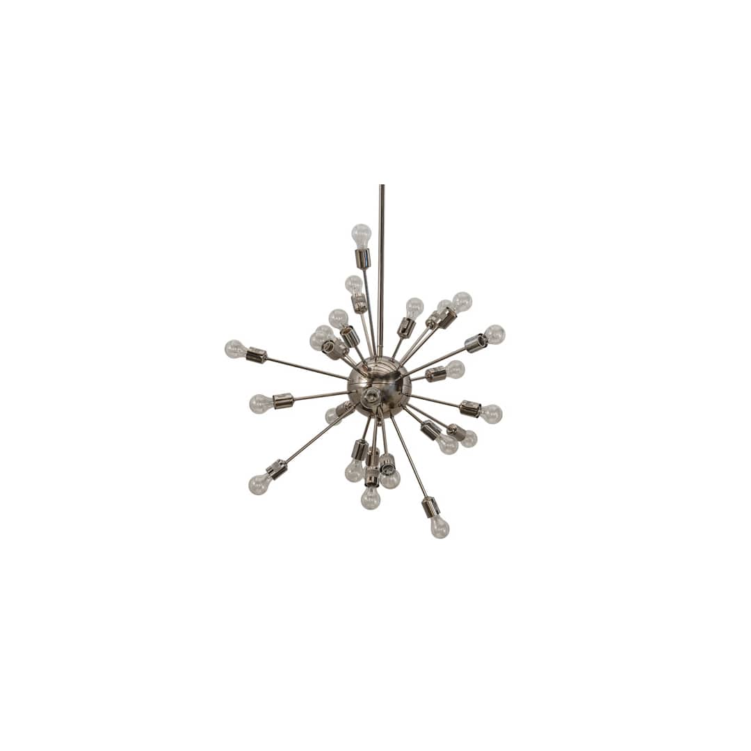 24 Light 36" Wide Abstract Pendant