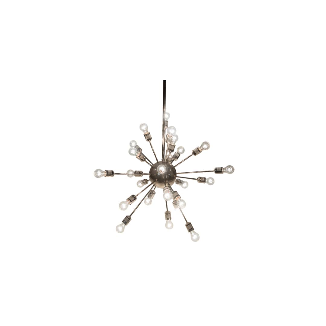 24 Light 36" Wide Abstract Pendant