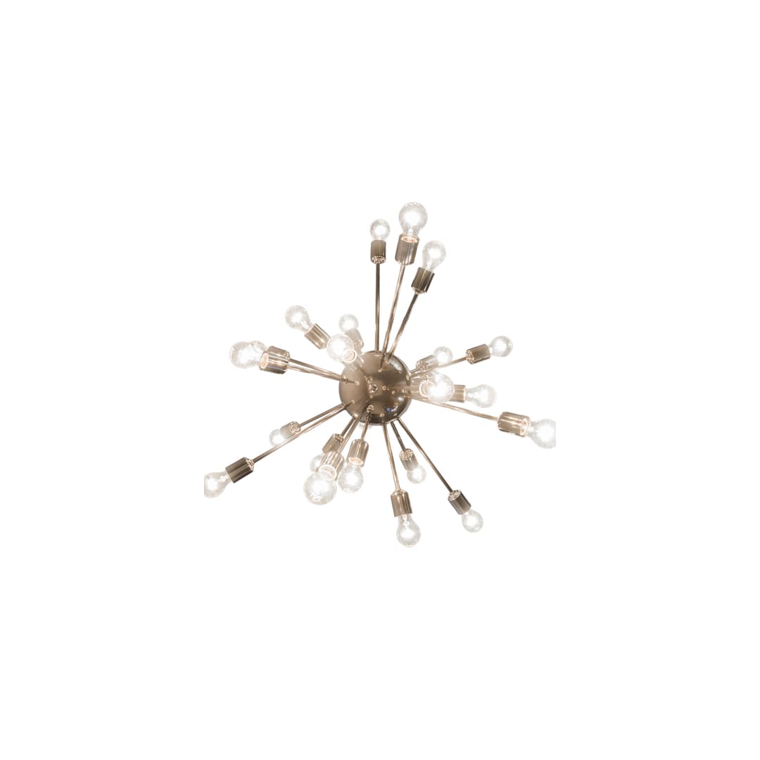 24 Light 36" Wide Abstract Pendant