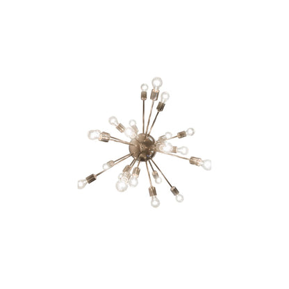 24 Light 36" Wide Abstract Pendant