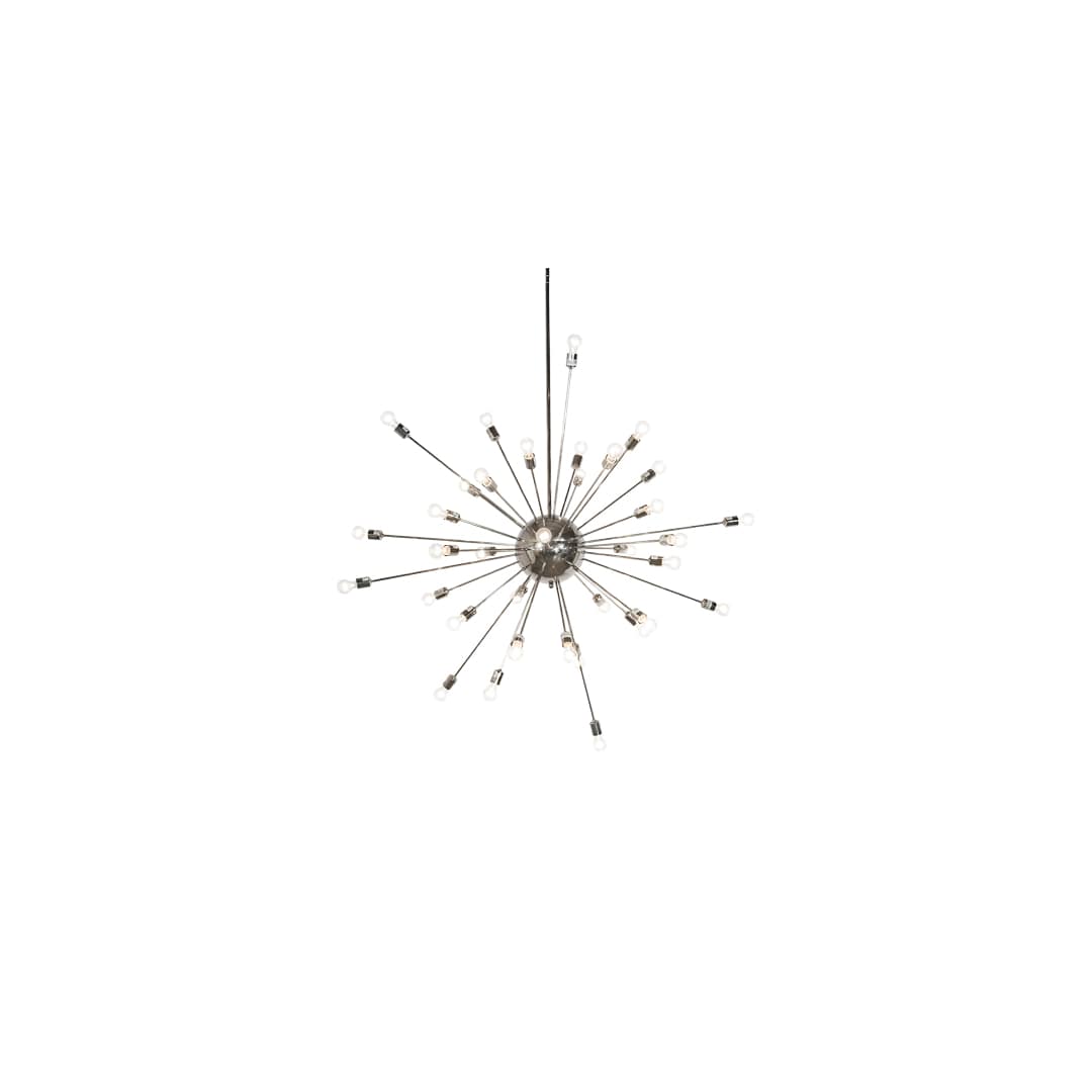 36 Light 72" Wide Abstract Pendant