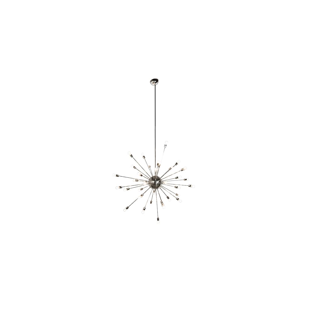 36 Light 72" Wide Abstract Pendant