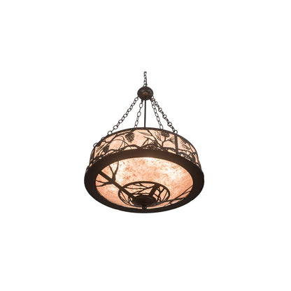 6 Light 24" Wide Pendant