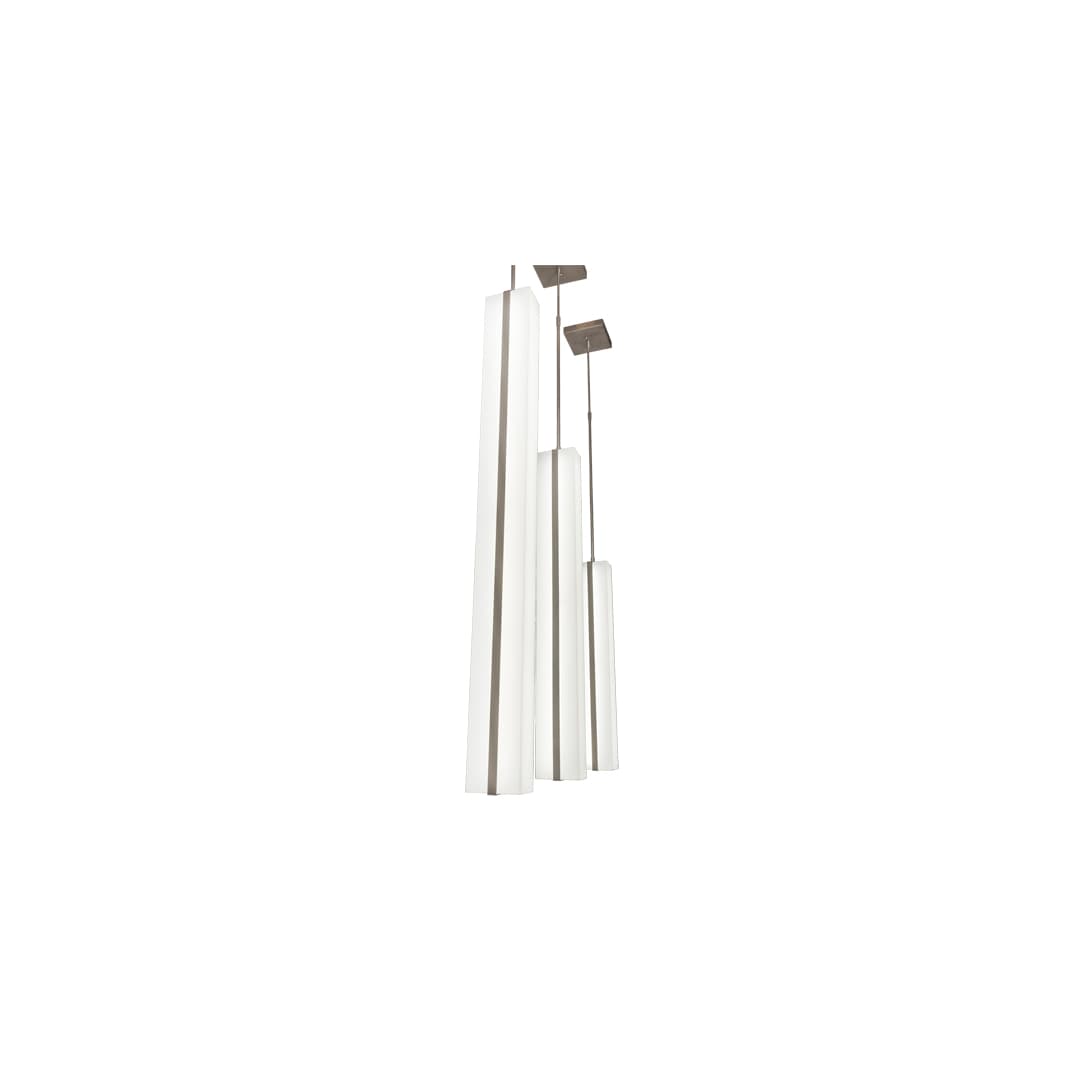3 Light 51" Wide Linear Pendant