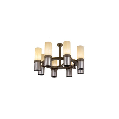 Farmington 8 Light 48" Wide Semi-flush Ceiling Fixture