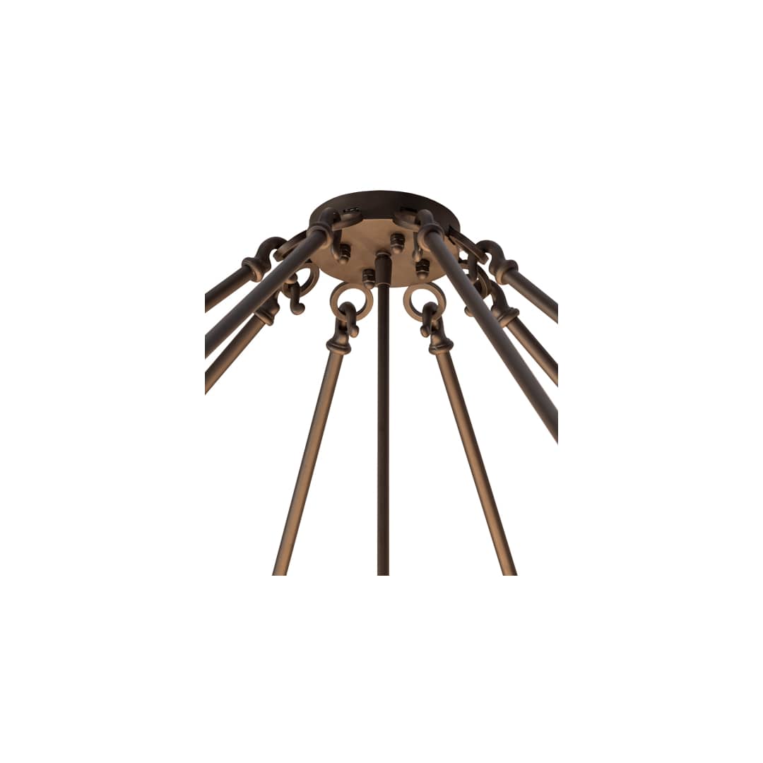 Dean 6 Light 48" Wide Semi-Flush Drum Ceiling Fixture