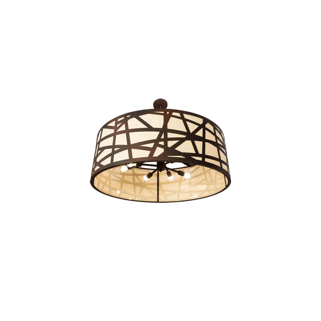 8 Light 48" Wide Pendant